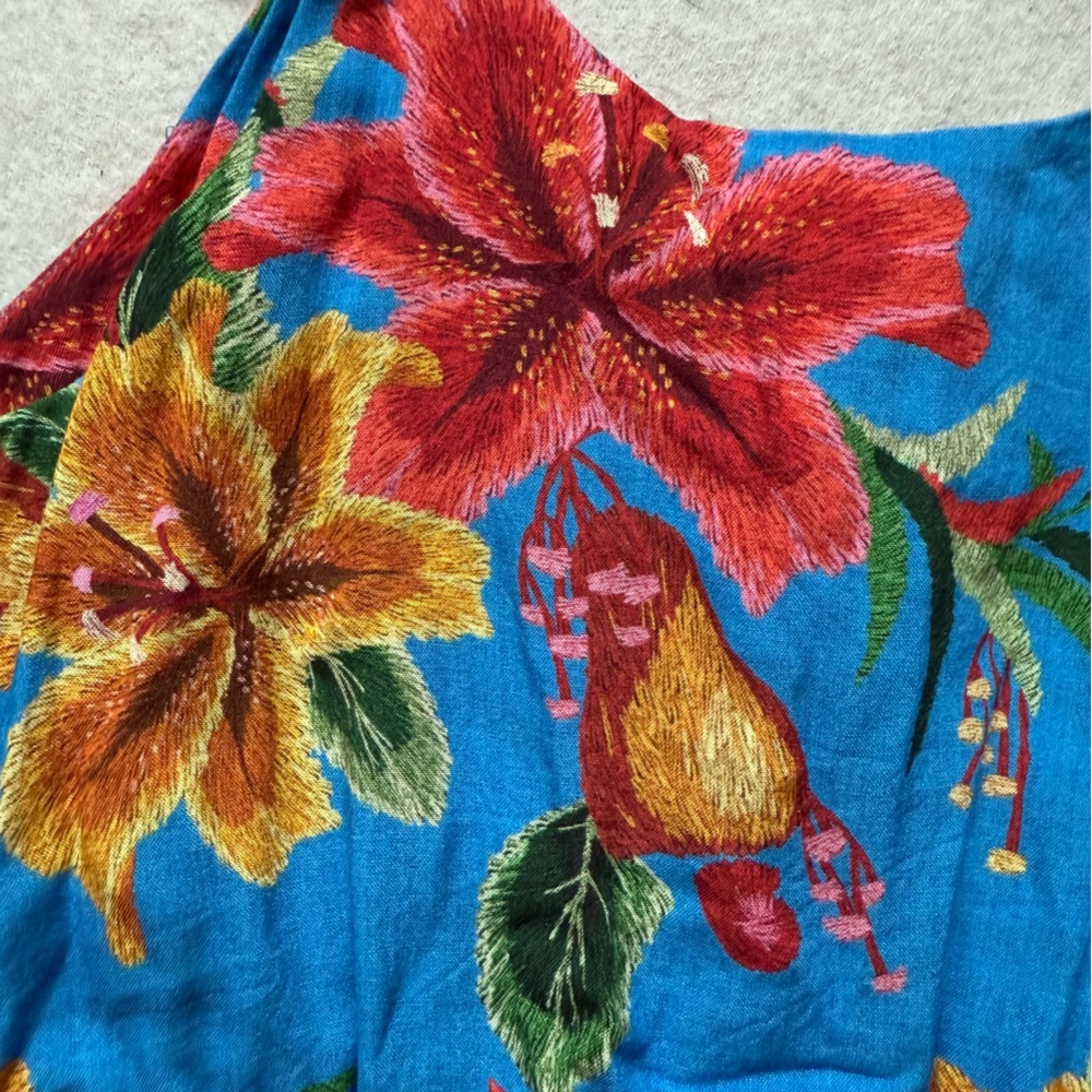 FARM Rio Ruffle Button Front Tank Top XS - Picture 10 of 14